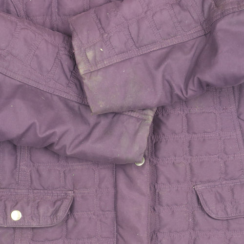 Isle Women's Purple Quilted Jacket Size 22