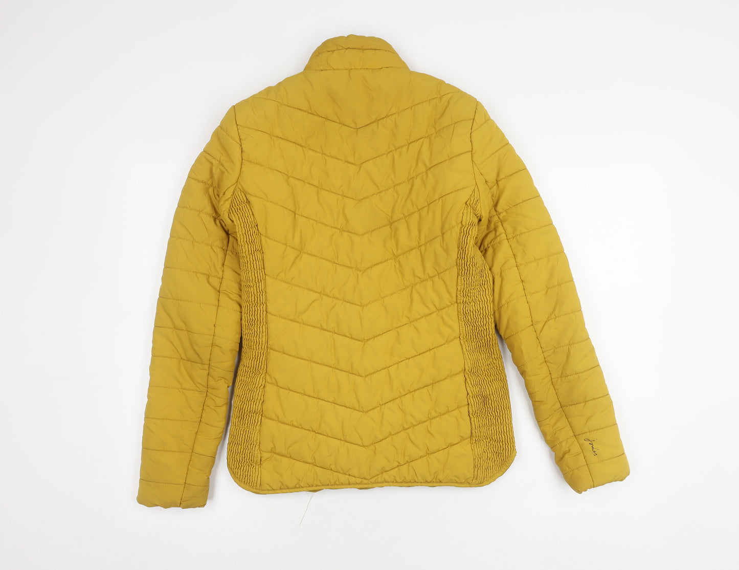 Joules Women's Yellow Puffer Jacket Size 10