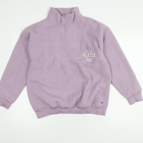 Pull&Bear Teen Purple Pullover Sweatshirt XS