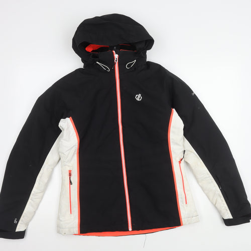 DARE 2B Women's Black Ski Jacket Size 10 with Hood