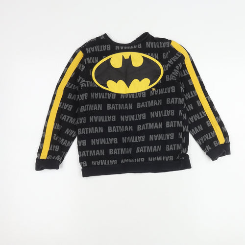 George Boys Batman Black Sweatshirt, Size 7-8 Years, Logo Accent