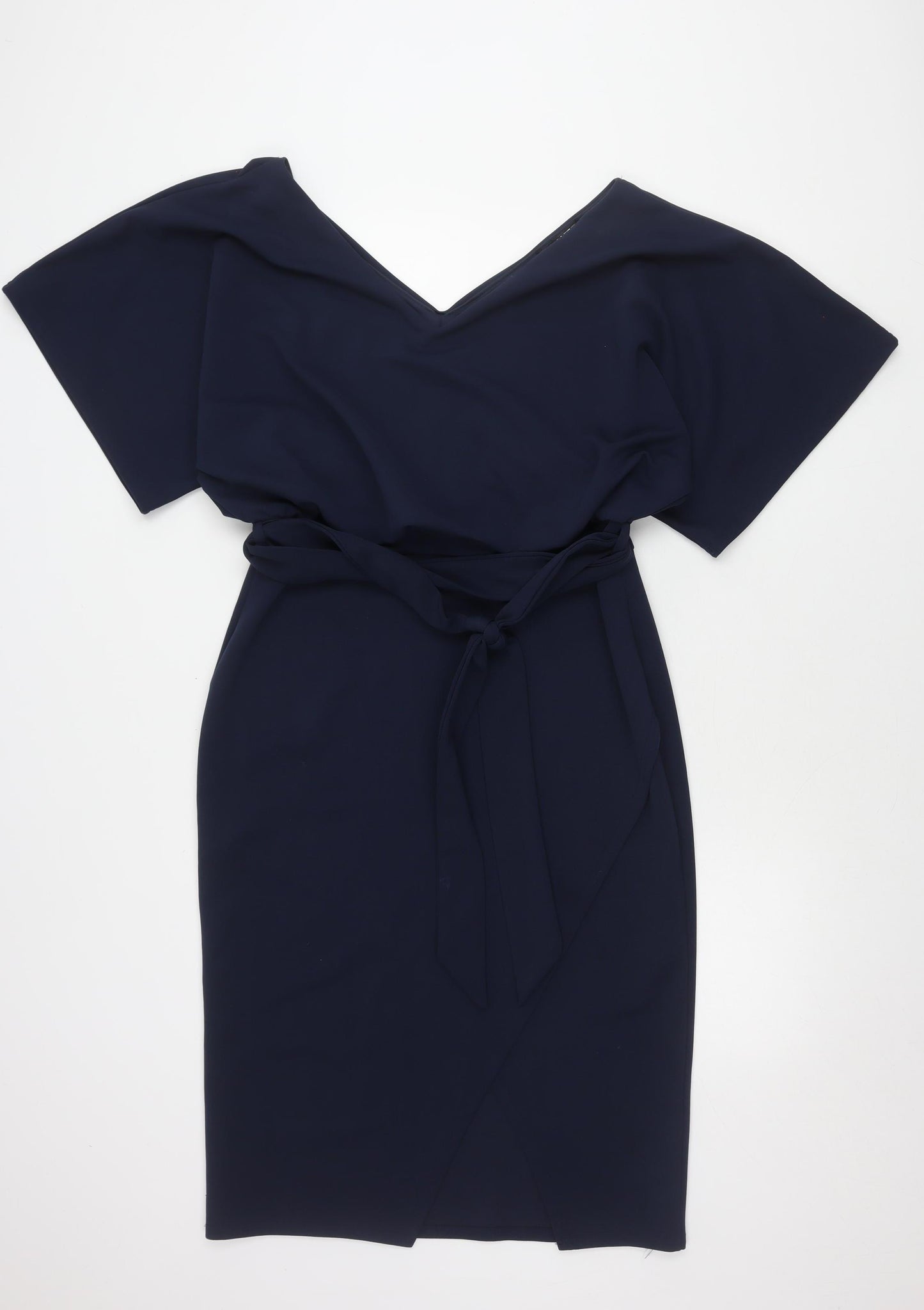 Quiz Women's Blue Off Shoulder Bodycon Midi Dress