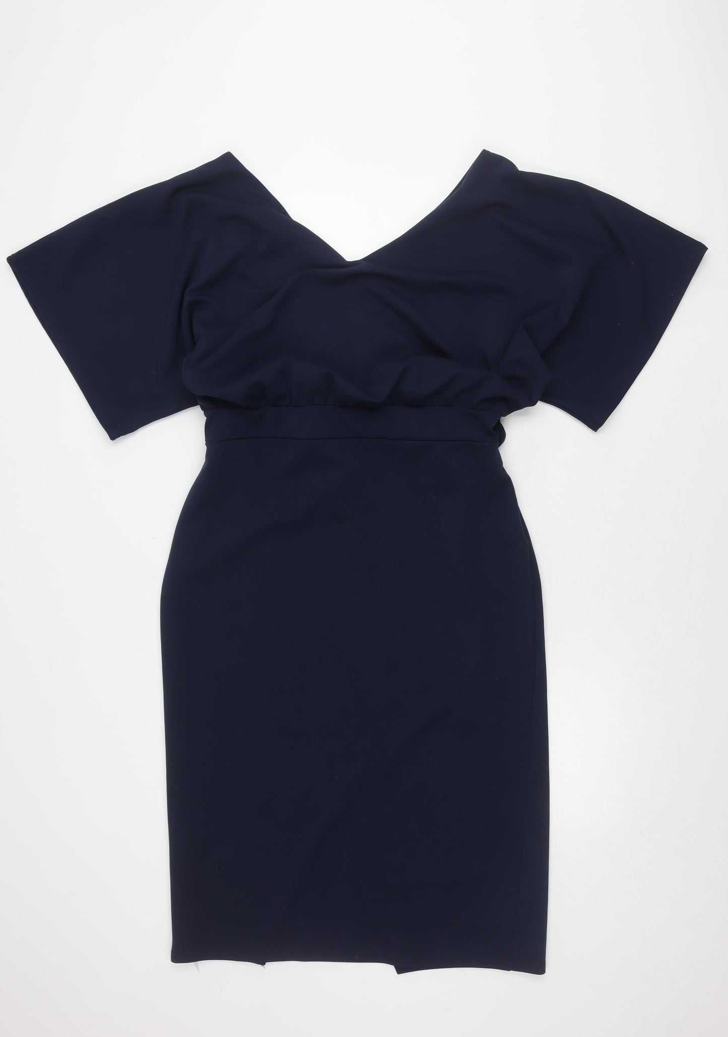 Quiz Women's Blue Off Shoulder Bodycon Midi Dress