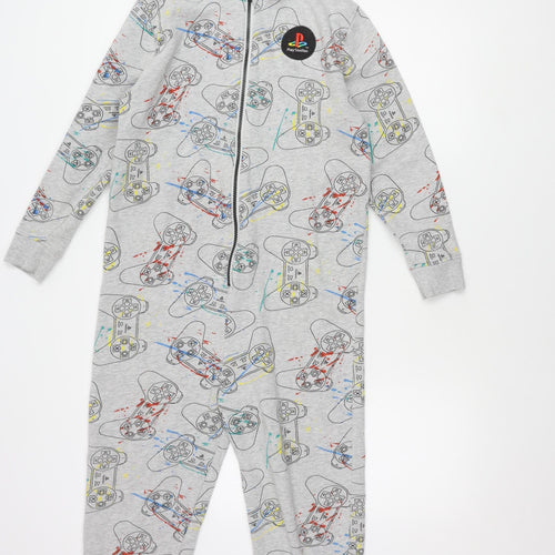 Next Boys Grey PlayStation One Piece Long Sleeve