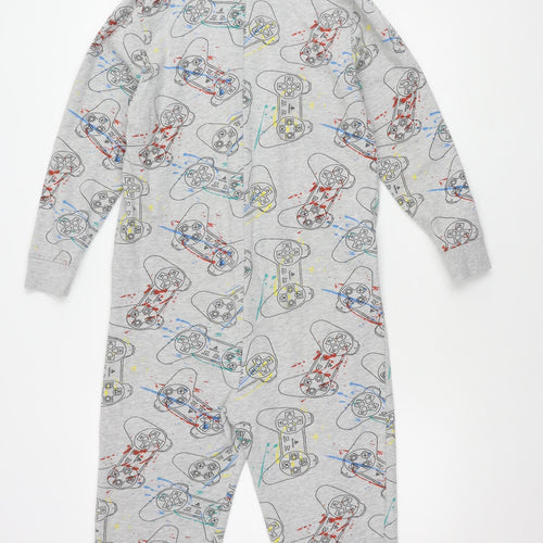 Next Boys Grey PlayStation One Piece Long Sleeve