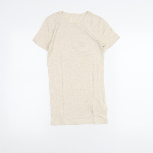 Gap Women's Beige XS Crew Neck T-Shirt