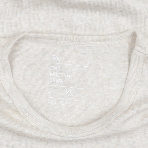 Gap Women's Beige XS Crew Neck T-Shirt