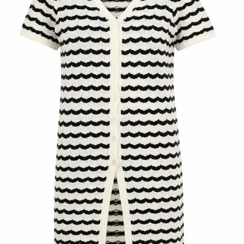 Boohoo Women's Striped Knit Dress, Size 14, Casual