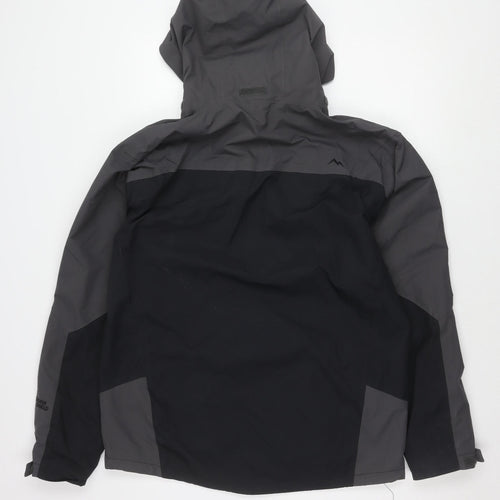 Peter Storm Men's Black Rain Coat, Size S, Waterproof Hooded