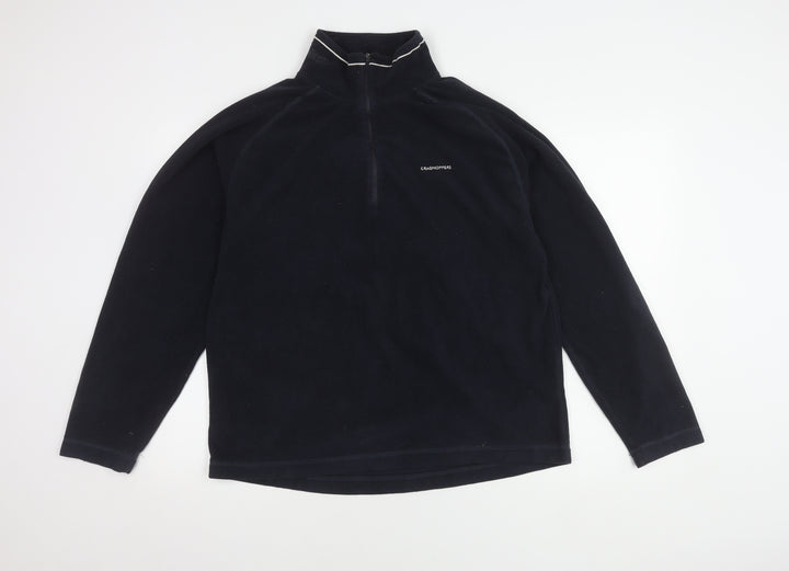 Craghoppers Men's Black XL Fleece Pullover Sweatshirt