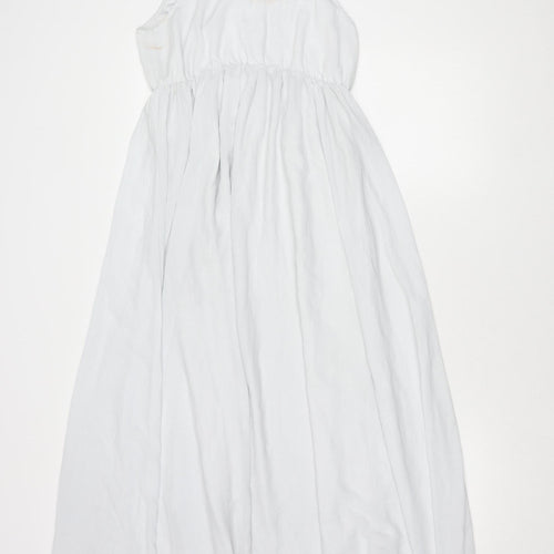 Mint Velvet Women's White Dress, Sleeveless, Size M