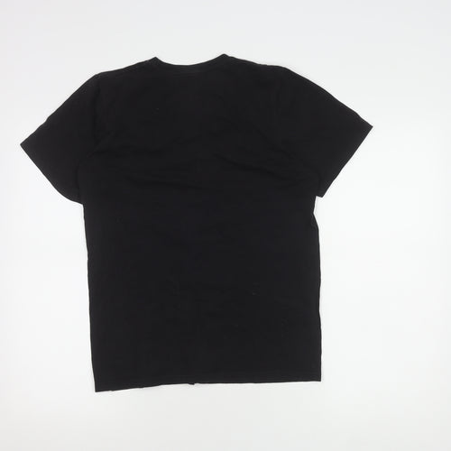 Adidas Men's Black Miami Heat Graphic T-Shirt S