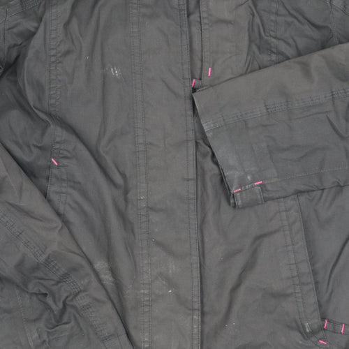 Decathlon Women's Black Parka Jacket S