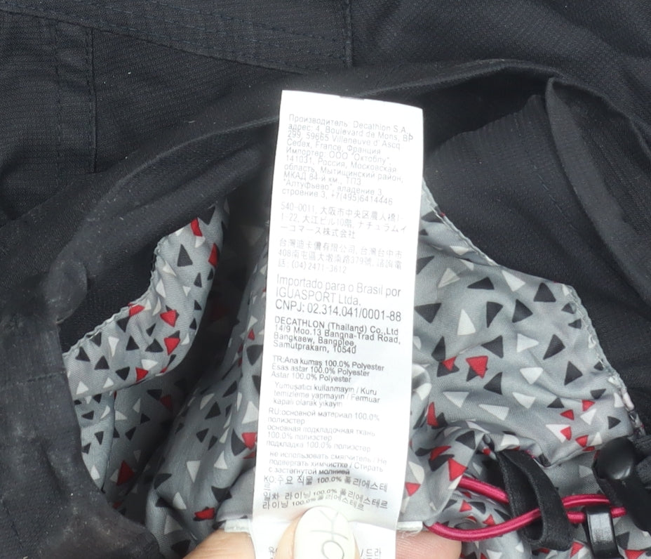 Decathlon Women's Black Parka Jacket S