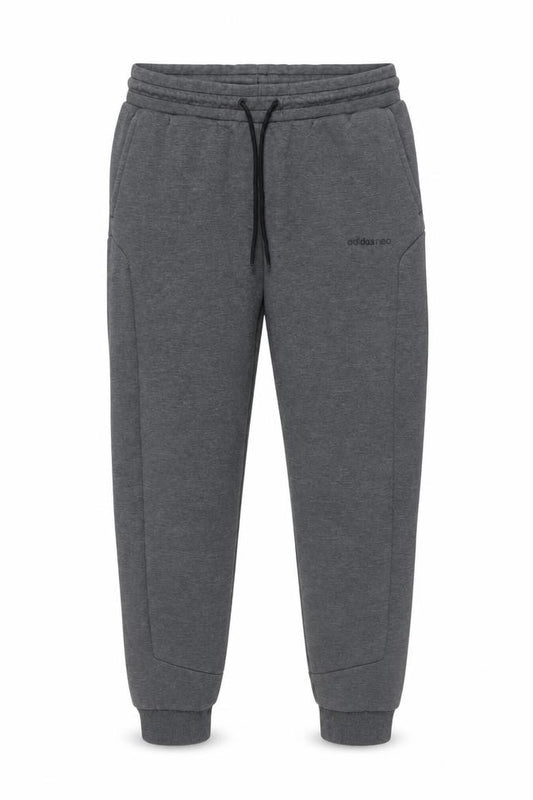 Front view of Adidas Men's Grey Jogger Trousers S