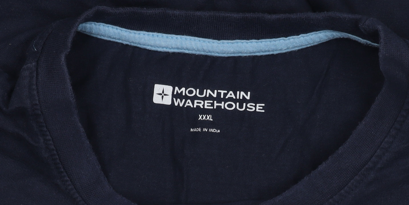 Mountain Warehouse Men's Blue 3XL Short Sleeve T-Shirt