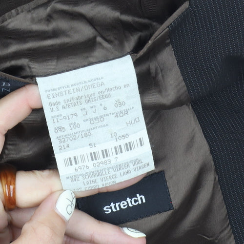 Hugo Boss Men's Brown Wool Blazer, 40, Classic Style