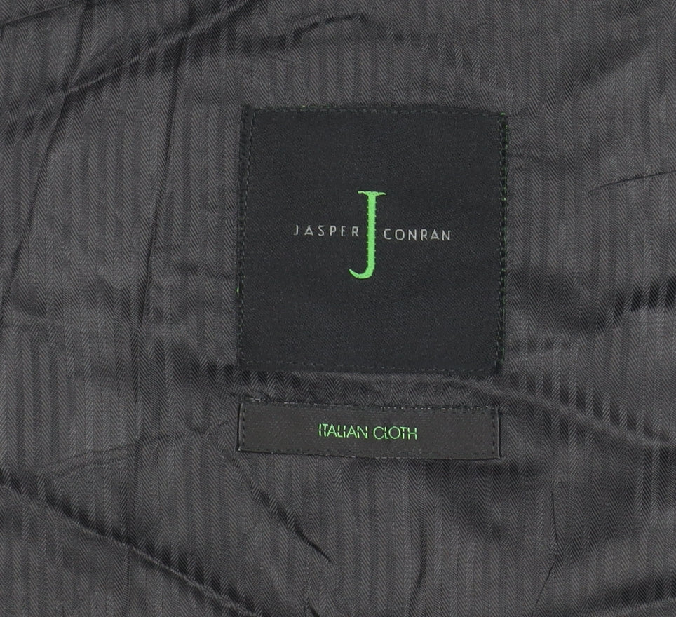 Jasper Conran Men's Grey Waistcoat, Size 40R Wool