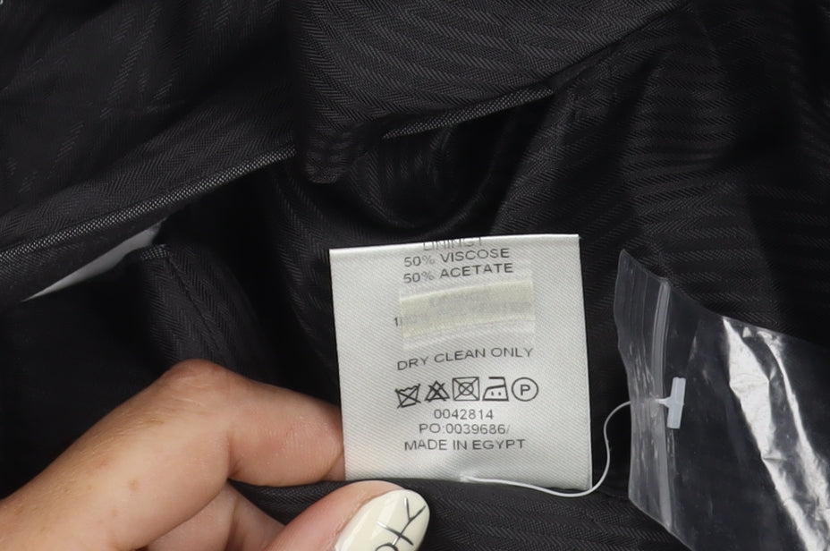 Jasper Conran Men's Grey Waistcoat, Size 40R Wool