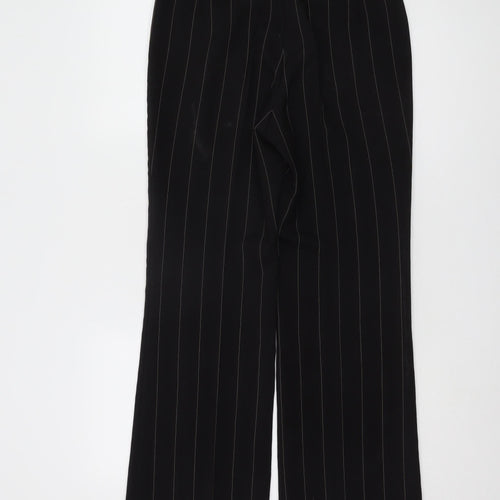 Marks and Spencer Women's Black Striped Trousers