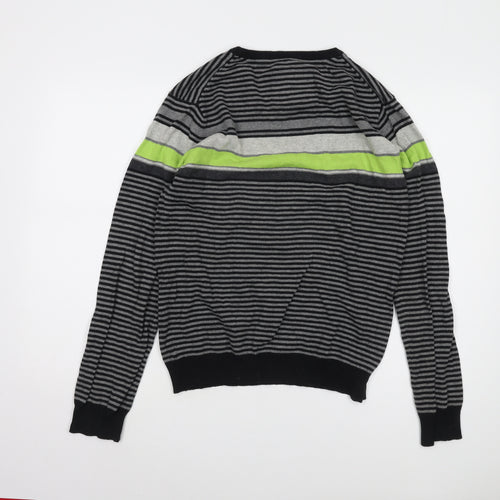 Aeropostale Men's Striped Pullover Jumper M