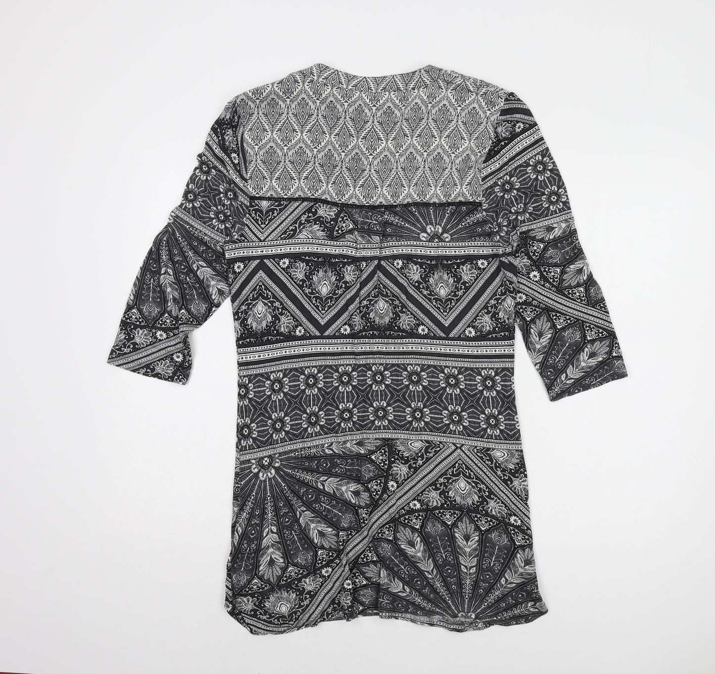 Next Women's Viscose Geometric Top, Size 14