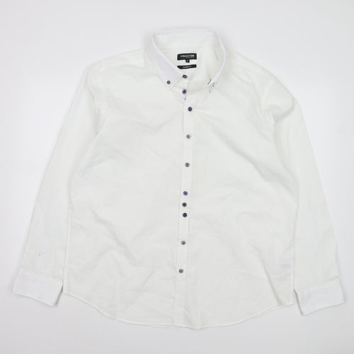 The Collection Debenhams Men's White Slim Fit Shirt XL