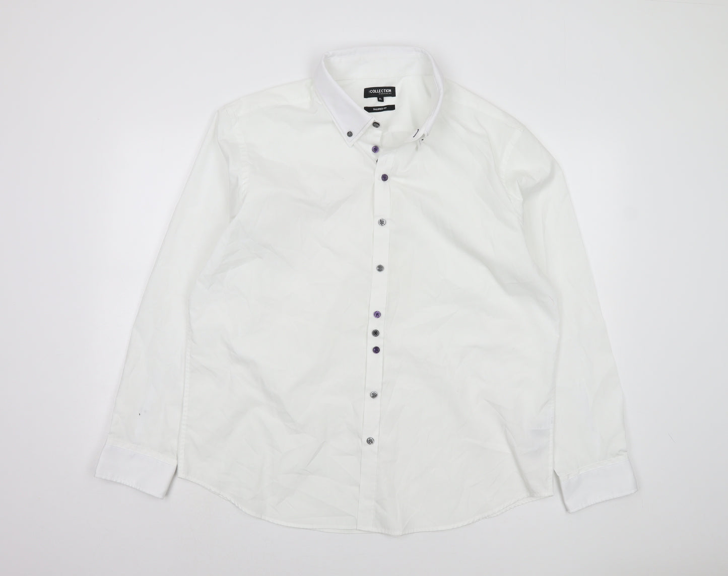The Collection Debenhams Men's White Slim Fit Shirt XL