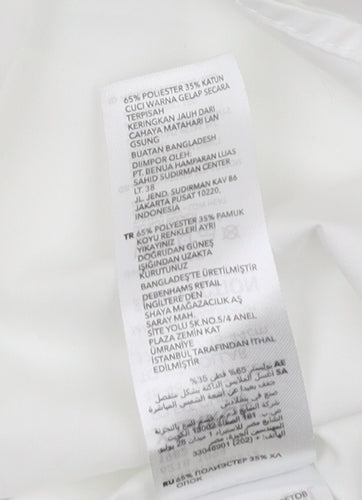 The Collection Debenhams Men's White Slim Fit Shirt XL