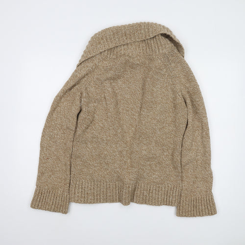 Marks and Spencer Women's Beige Open Front Cardigan Size 16
