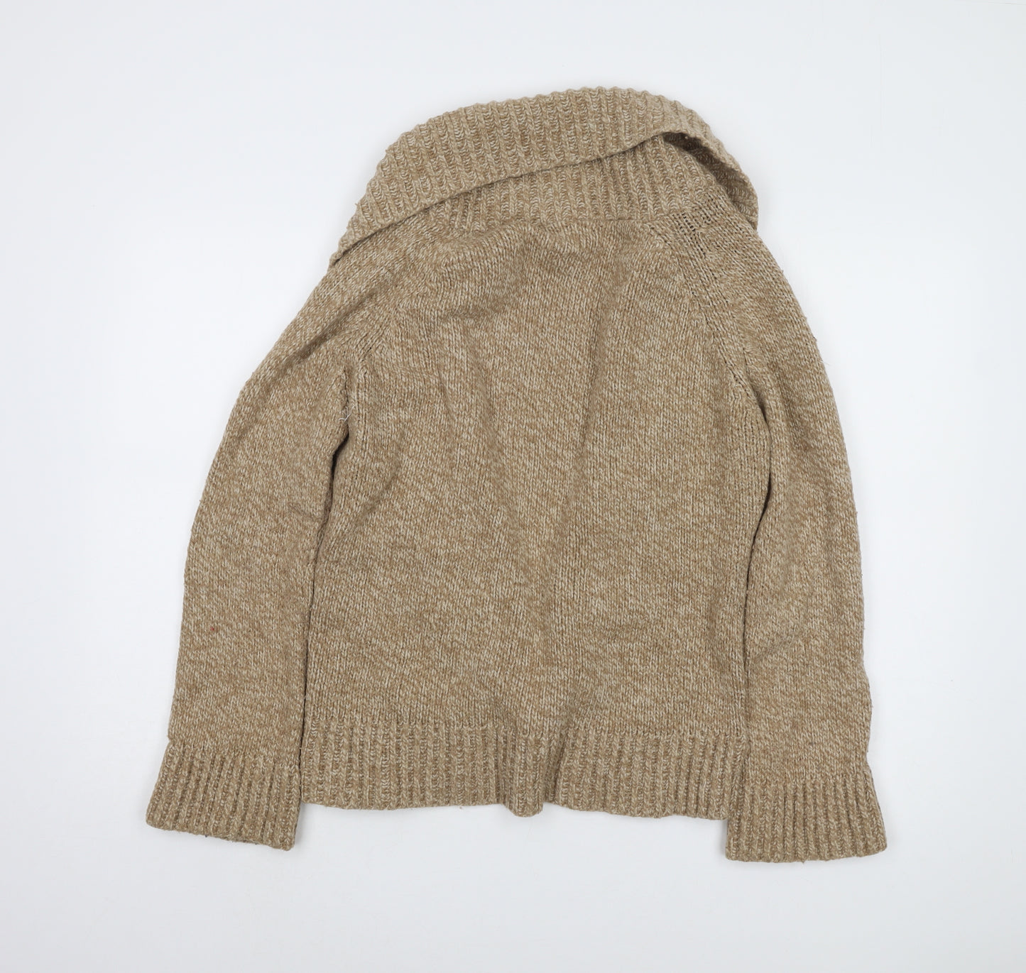 Marks and Spencer Women's Beige Open Front Cardigan Size 16