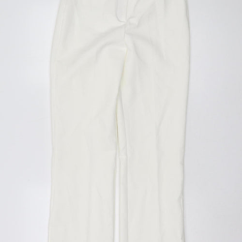Zara Women's White Trousers Size S