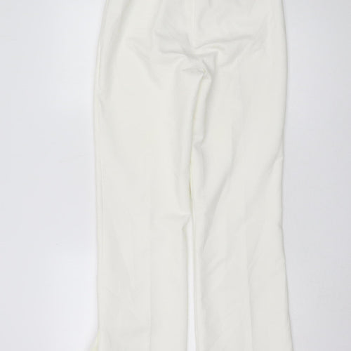 Zara Women's White Trousers Size S