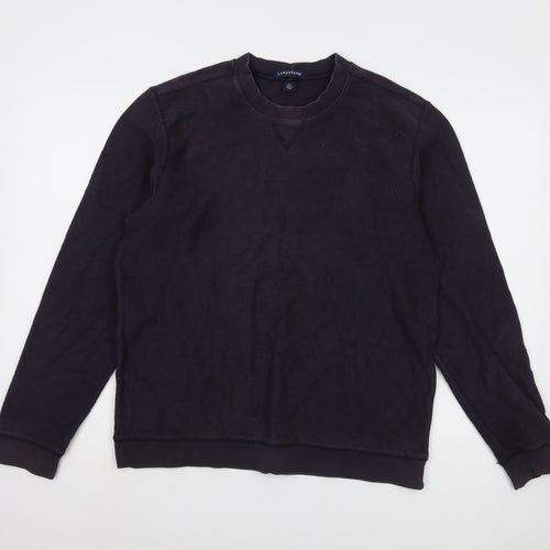 Lands' End Men's Black Pullover Sweatshirt M