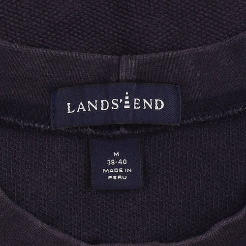 Lands' End Men's Black Pullover Sweatshirt M