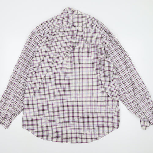 Façonnable Men's Multicoloured Check Shirt Size L