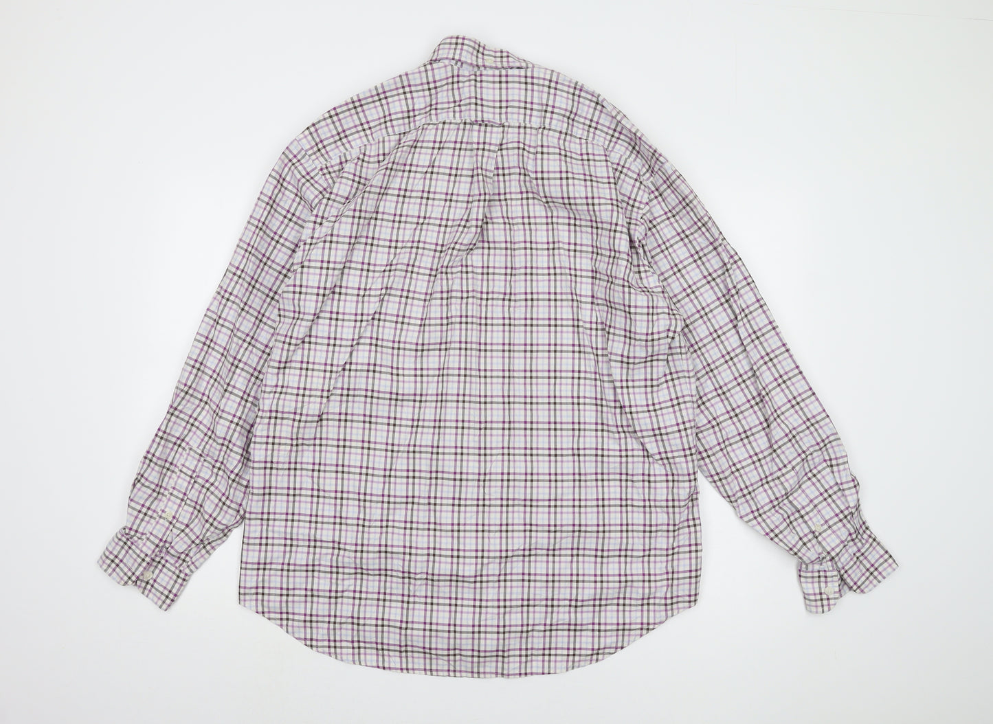 Façonnable Men's Multicoloured Check Shirt Size L
