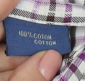 Façonnable Men's Multicoloured Check Shirt Size L