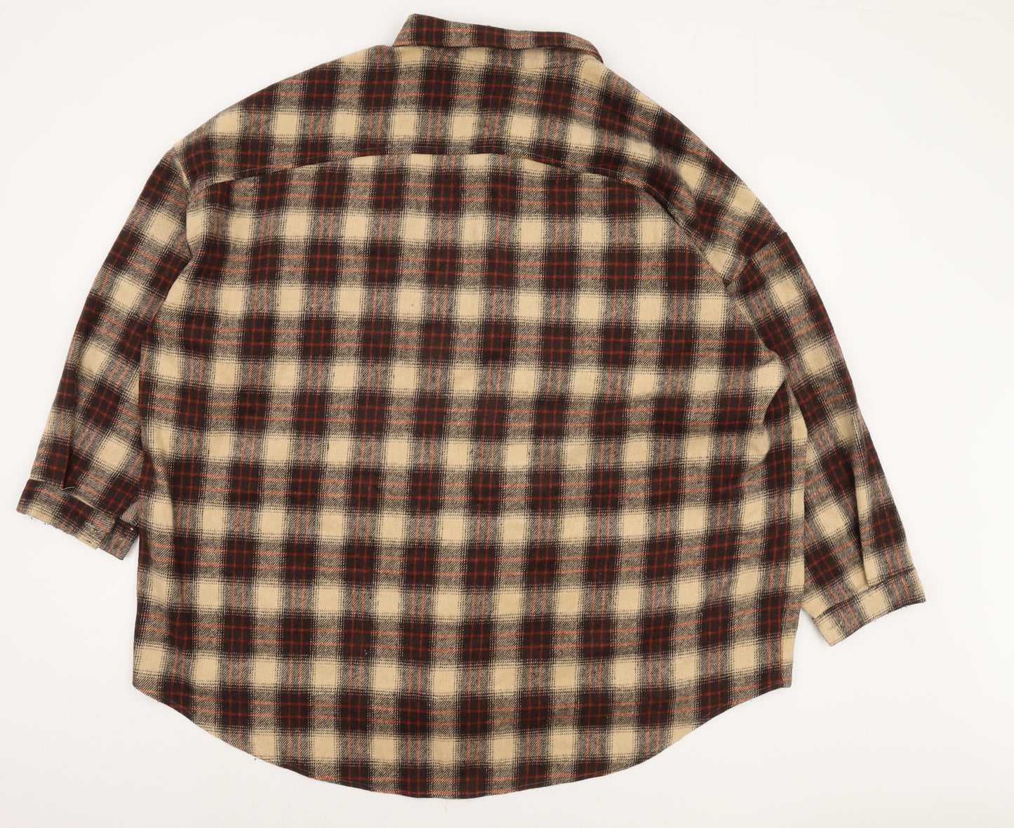 Boohoo Women's Plaid Jacket UK 14 Multicoloured Casual