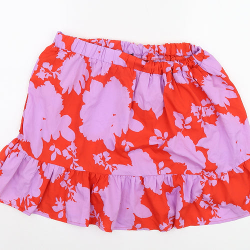 Boohoo Floral Women's Skirt, Size 16, Multicoloured