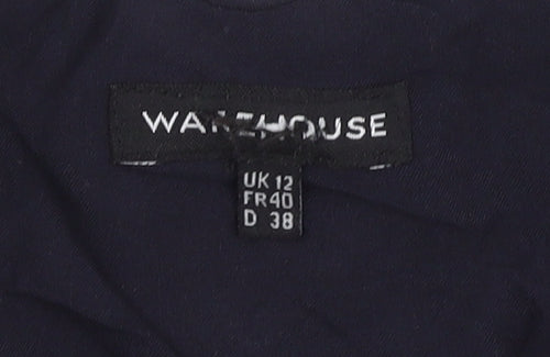 Warehouse Women's Blue Camisole Tank Top Size 12