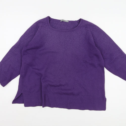 Marks and Spencer Women's Purple Jumper, Size 14
