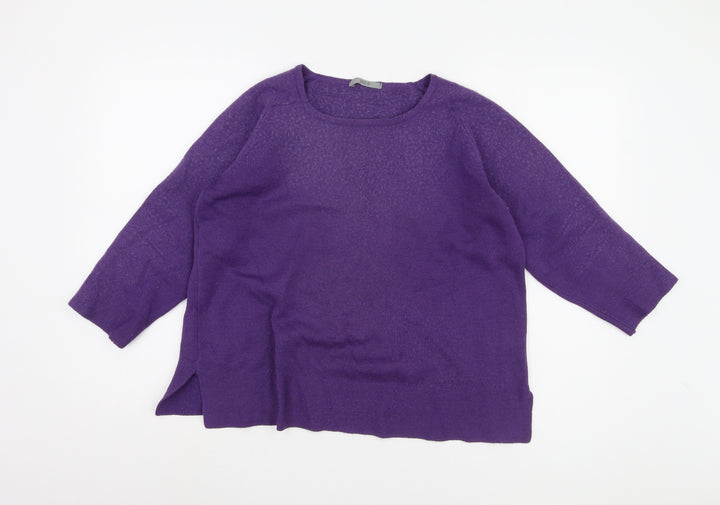 Marks and Spencer Women's Purple Jumper, Size 14