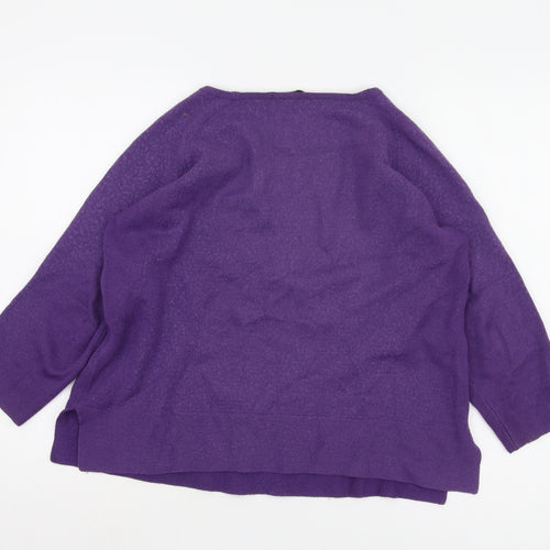 Marks and Spencer Women's Purple Jumper, Size 14