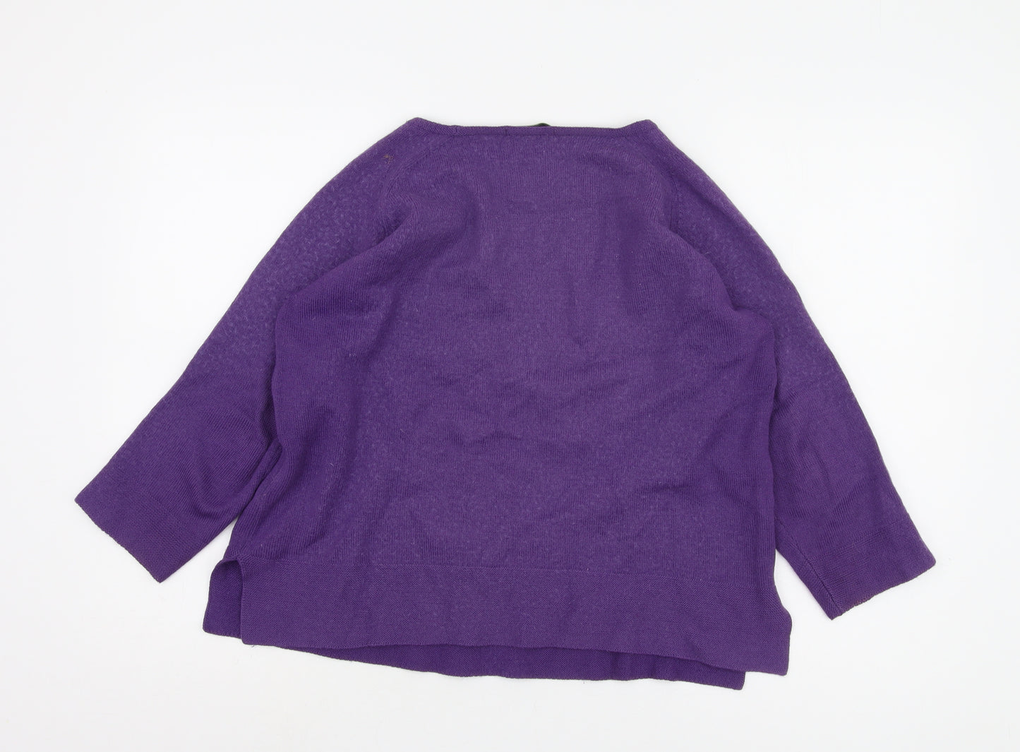 Marks and Spencer Women's Purple Jumper, Size 14
