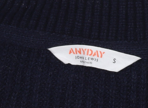 John Lewis Women's Blue Striped Pullover Jumper, Size S