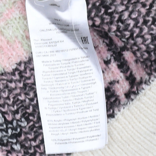 Only Women's Multicoloured Fair Isle Cardigan XS