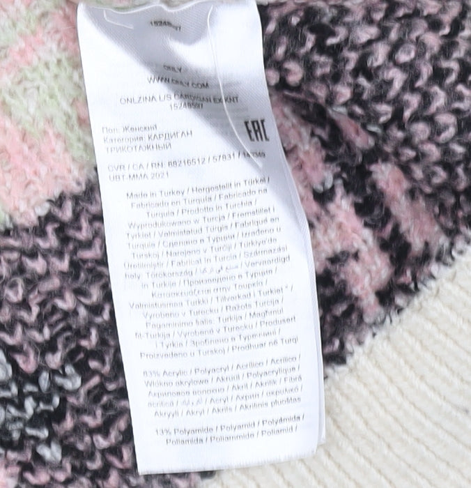 Only Women's Multicoloured Fair Isle Cardigan XS