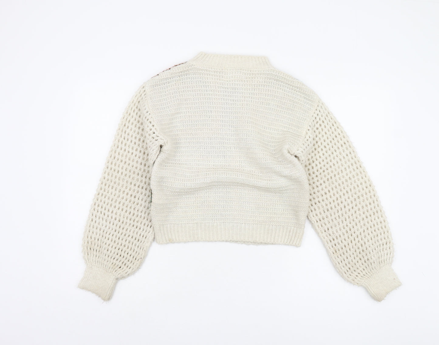 Zara Girls Multicoloured Knit Pullover Jumper 13-14 Years