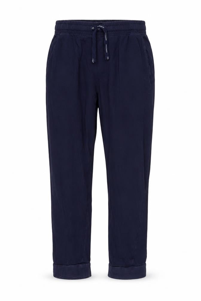 Front view of Threadbare Women's Blue Joggers Large, Casual Relaxed Fit